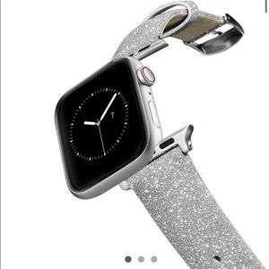 ✨ 42/44mm Casetify silver glitter Watch band ✨